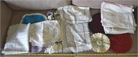 Linens lot: doilies / hot pads and more