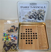 Solid Wood family game set with box