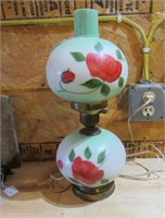 Hand Painted Double Globe Lamp
