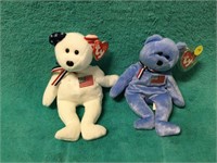 2 TY Beanie babies with tags