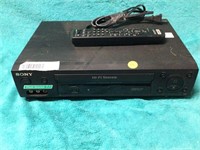 Sony video cossette recorder and control