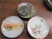Meito, Currier & Ives and German Floral Plates