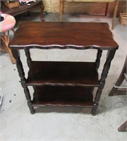 3 Tier Table with Shelves