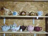 Lot of 10 Tea Pots incl Watt & McCoy