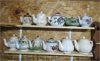 Lot of 11 Tea Pots