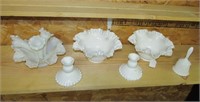 Fenton Hobnail Milk Glass Lot