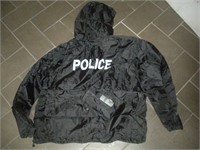 XL Police Poncho