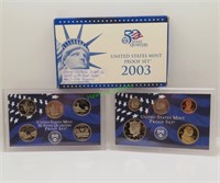 2003 US proof set /dollar coin & 5-state quarters
