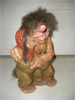Resin Troll Statue Mexico 10 Inch Tall