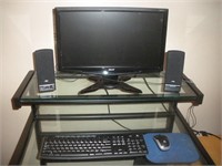 Computor Keyboard-Monitor- Speaker- Mouse