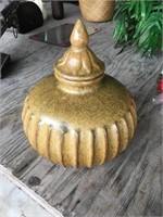Heavy Covered Vase
