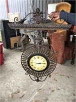 Metal Wall Decorators Clock (Heavy)