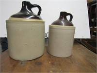 Pair of Larger Whiskey Jugs #2
