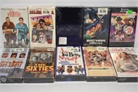 10 VHS MOVIES - SEALED