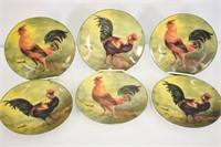 6  - 8" ROOSTER PLATES