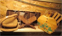 Wood Decor Lot - Incl Mail Holder