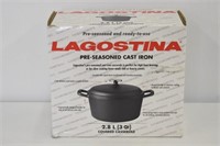LAGOSTINA CAST CASSEROLE DISH - NEW