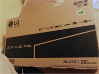 LG 28" flatscreen led tv (believed to be new)