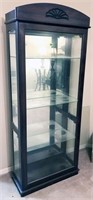 curio cabinet, 30"w x 13"d x 75"h