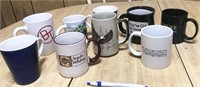 kitchenware lot: assorted mugs