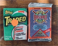 1990 Topps Traded & 1992 Upper Deck Pack