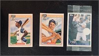 Hank Aaron, Campanella, Piazza & Vaughn Cards