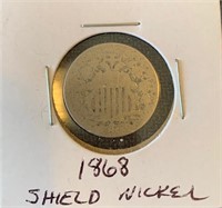 1868 Shield Nickel