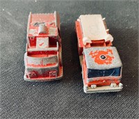 Two 1960s Diecast Fire Trucks