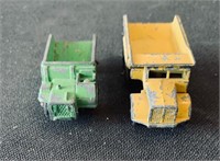 Two 1960s diecast construction vehicles