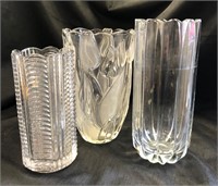 Glass & crystal vases