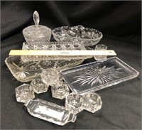 Glass & crystal pieces