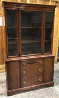 China hutch with light