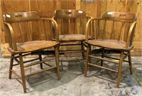 Captain's dining chairs - 3