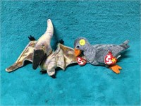 2 - TY Beanie Babies with tags