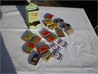Match Safe with Match Boxes & Books