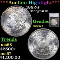***Auction Highlight*** 1882-s Morgan Dollar $1 Gr