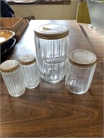 Vintage glassware/coffee/tea/salt & pepper
