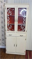 Antique Glass Door Cabinet