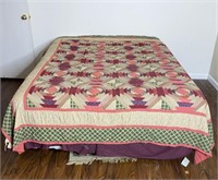 Full Bed Frame and Quilt