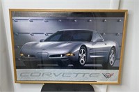 Framed Corvette Wall Decor