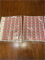 2 sheets of Elvis 29 cent stamps
