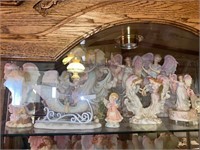 Shelf of misc angels