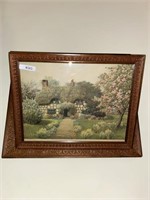 Vintage wall pocket picture