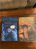 3 Harry Potter hardback books