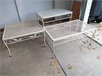 Vintage Steel outdoor tables