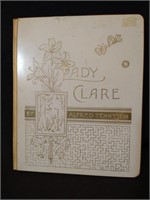 Book "Lady Clare" by Tennyson 1884