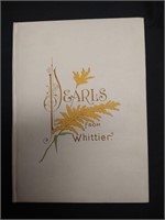 Book "Pearls From Whittier" by John G Whittier