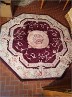 6x6 Royal Palace octagon wool rug