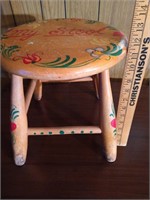 12in painted step stool