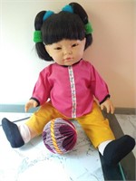 Berjusa Girl with Ball Doll